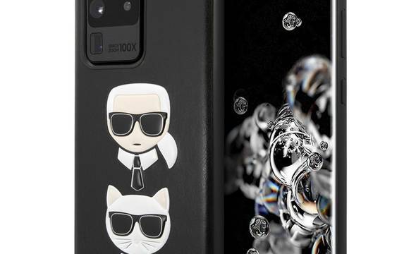 Karl Lagerfeld Embossed Case Karl & Choupette - Etui Samsung Galaxy S20 Ultra - zdjęcie 1