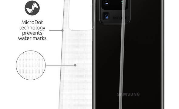 Crong Crystal Slim Cover - Etui Samsung Galaxy S20 Ultra (przezroczysty) - zdjęcie 3