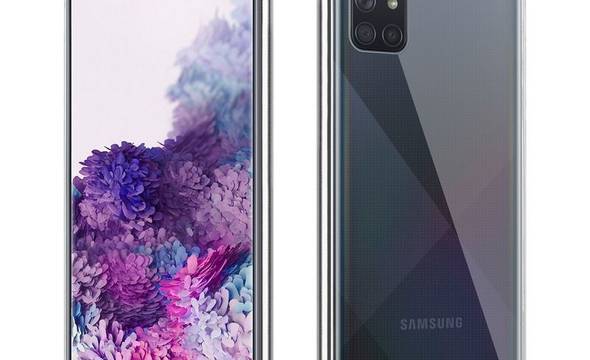 Crong Crystal Slim Cover - Etui Samsung Galaxy A51 (przezroczysty) - zdjęcie 1