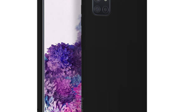 Crong Color Cover - Etui Samsung Galaxy A51 (czarny) - zdjęcie 1
