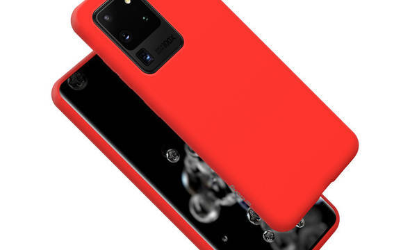 Crong Color Cover - Etui Samsung Galaxy S20 Ultra (czerwony) - zdjęcie 11