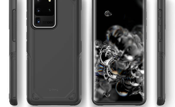 Crong Defender Case - Etui Samsung Galaxy S20 Ultra (czarny) - zdjęcie 7