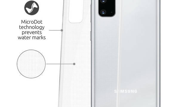 Crong Crystal Slim Cover - Etui Samsung Galaxy S20 (przezroczysty) - zdjęcie 3