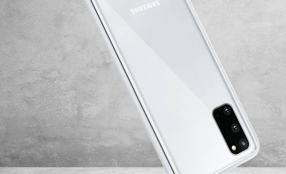 Crong Crystal Slim Cover - Etui Samsung Galaxy S20 (przezroczysty) - zdjęcie 6
