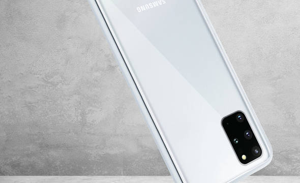Crong Crystal Slim Cover - Etui Samsung Galaxy S20+ (przezroczysty) - zdjęcie 6