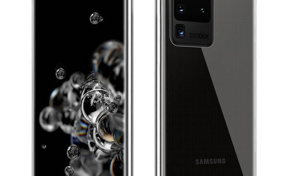 Crong Crystal Slim Cover - Etui Samsung Galaxy S20 Ultra (przezroczysty) - zdjęcie 1
